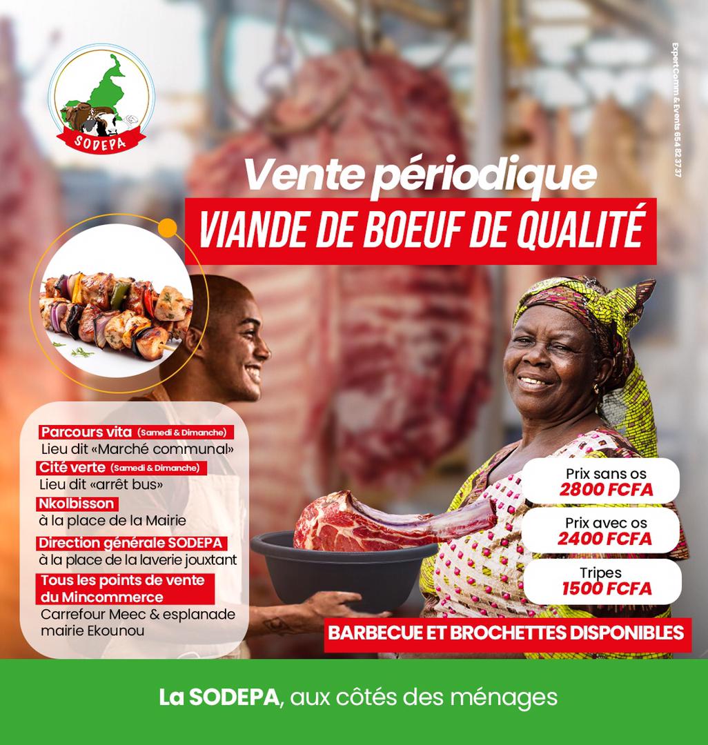 Lire la suite à propos de l’article VENTES PERIODIQUES DE VIANDE BOVINE : LA SODEPA AUX COTES DE LA MENAGERE